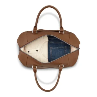 Klassisk weekendväska i skinn