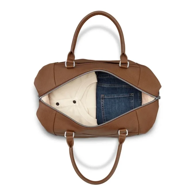 Klassisk weekendväska i skinn