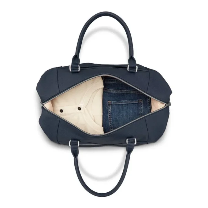 Klassisk weekendväska i skinn