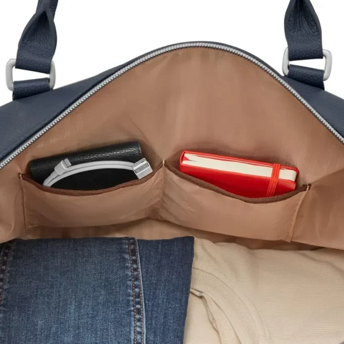 Klassisk weekendväska i skinn