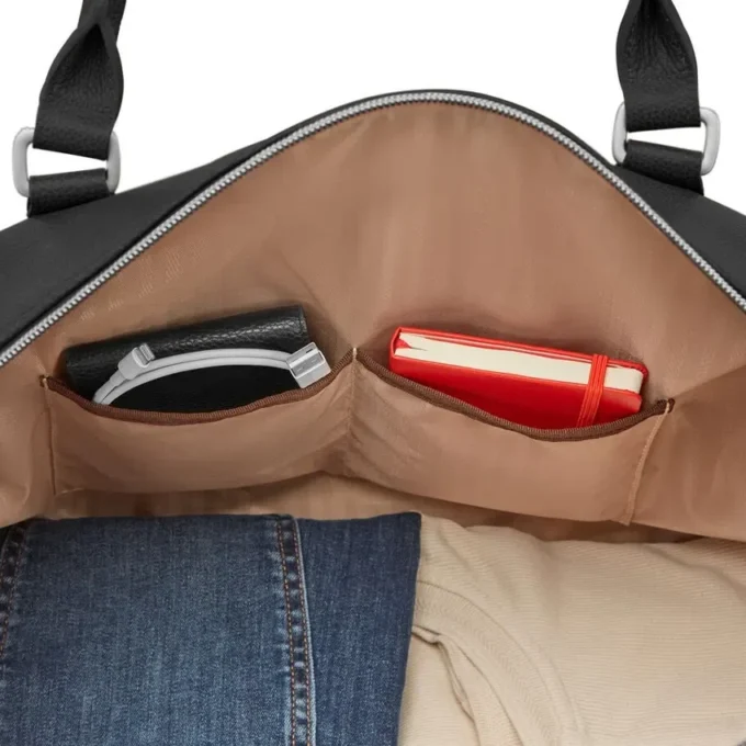 Klassisk weekendväska i skinn