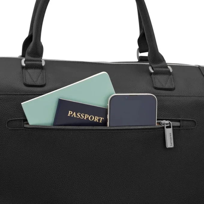 Klassisk weekendväska i skinn