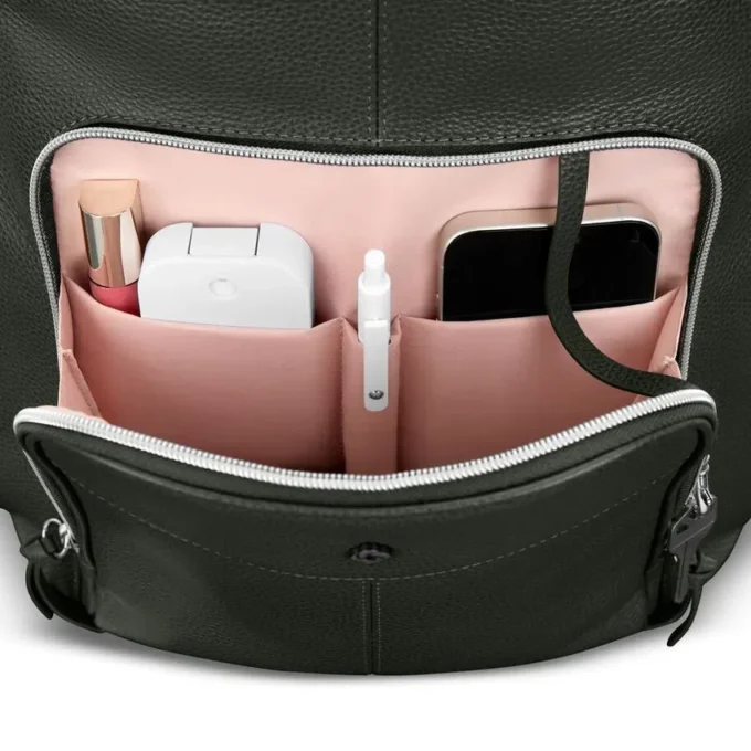 Mobile Solution 2 lyxig ryggsäck i skinn